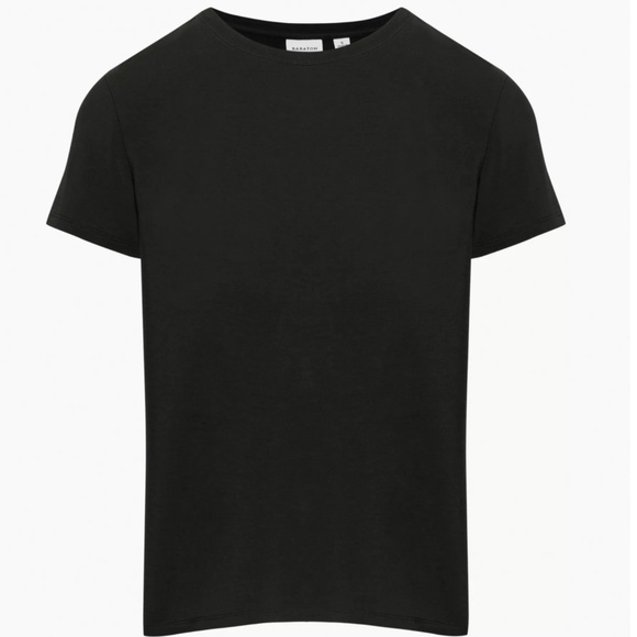 Babaton Tops - Aritzia Babaton Everyday Hip T-Shirt - Black - Size XL